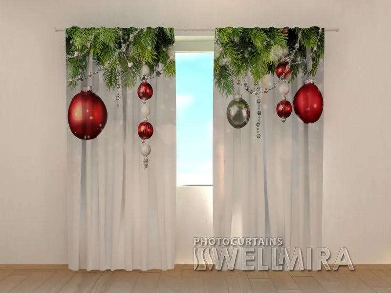 3D Curtain Christmas Decorations