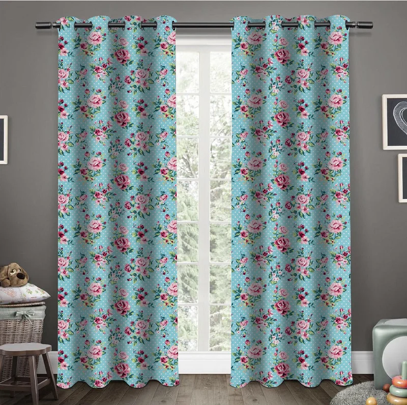 Cotton Sophia 7ft Door Curtains Pack Of 2