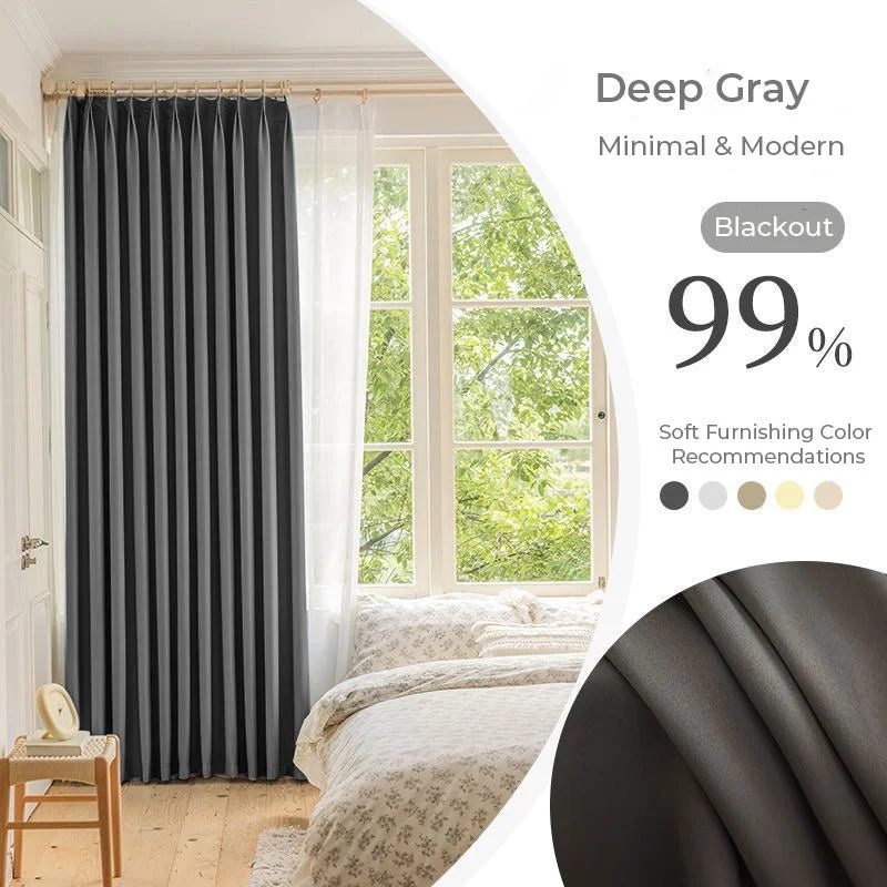 Nyxia Classic Readymade Blackout Curtain