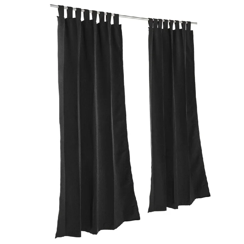 Pawleys Island Sunbrella Curtain - Canvas Black