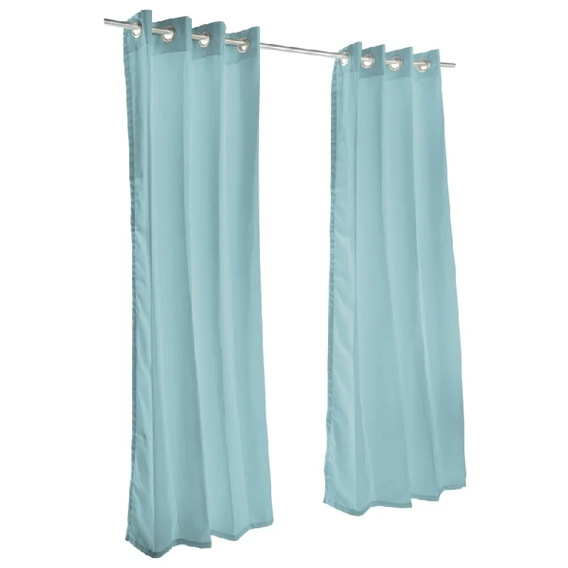 Pawleys Island Sunbrella Curtain - Canvas Glacier