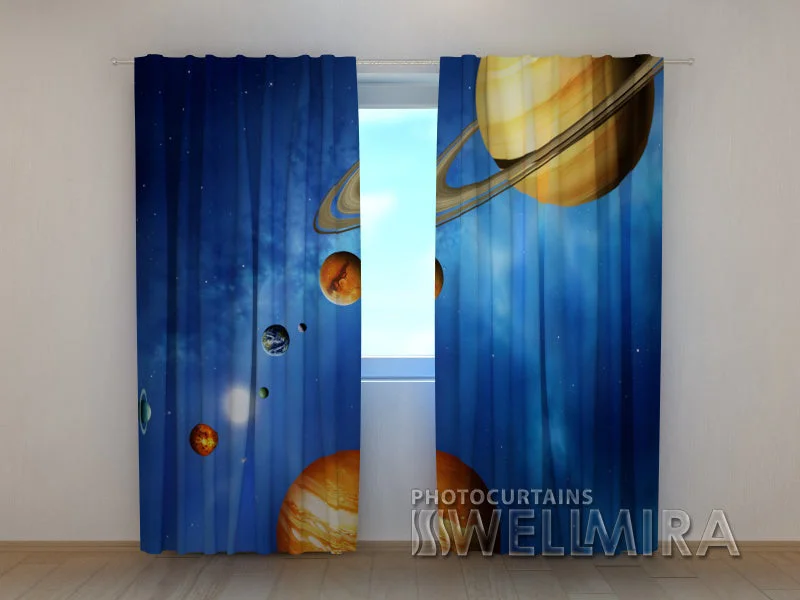 Photo Curtain Solar System