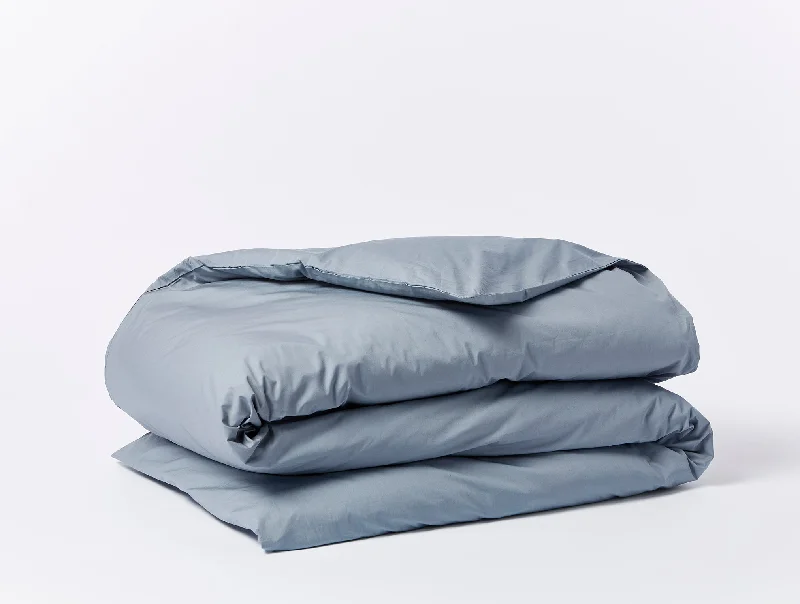 300 Thread Count Organic Percale Duvet Cover