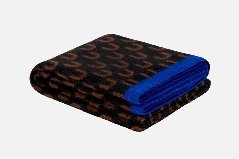 Arch Black / Brown / Blue Throw