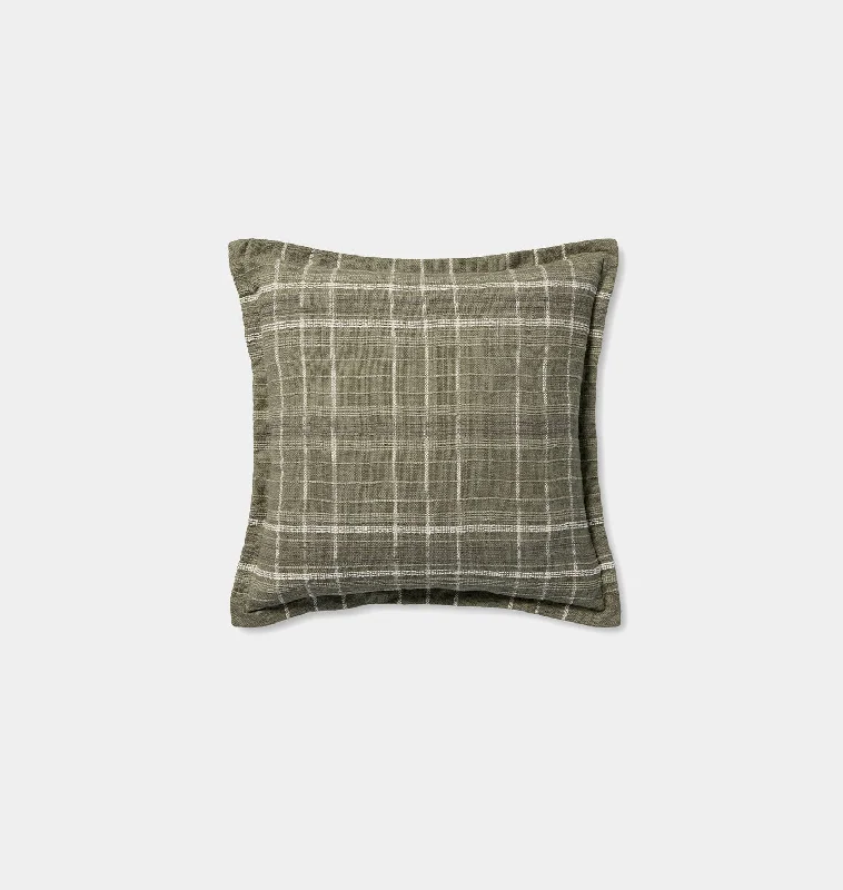 Avalon Pillow Olive / Multi 22" x 22"