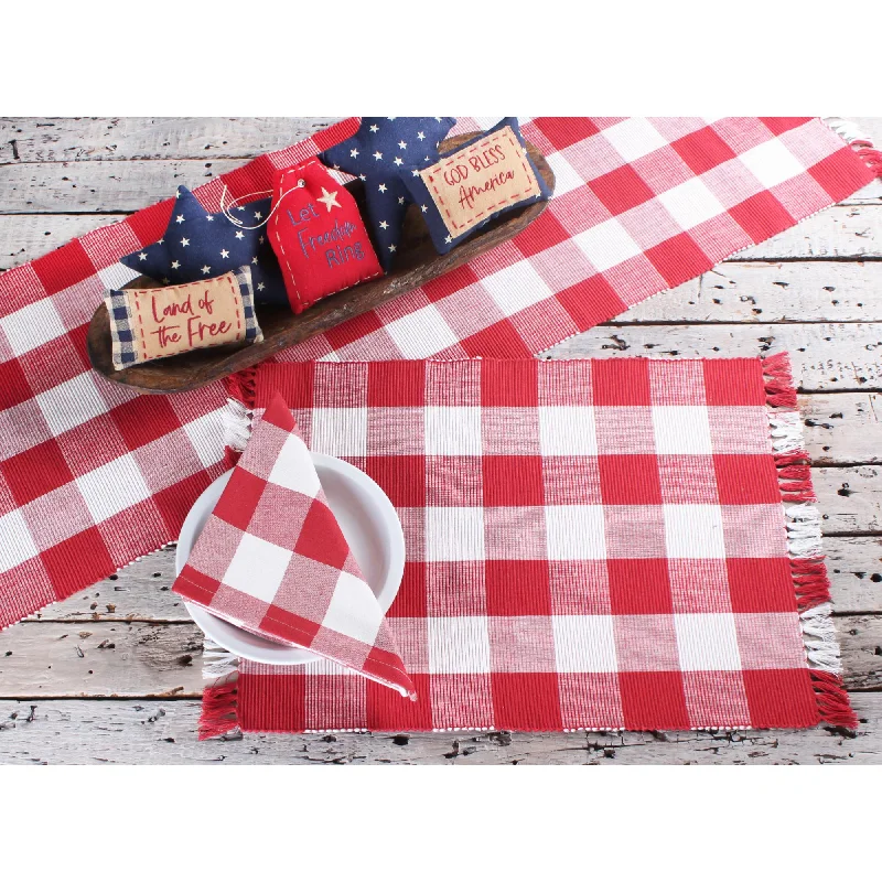 Buffalo Check Crimson Red Placemat PM510019