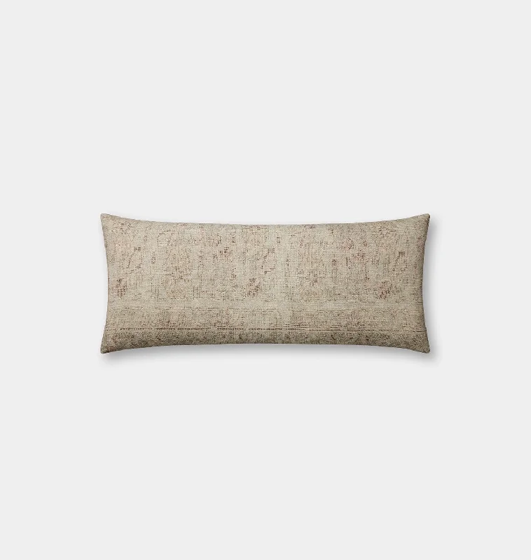 Celestia Pillow 13'' x 35'' Natural / Wine