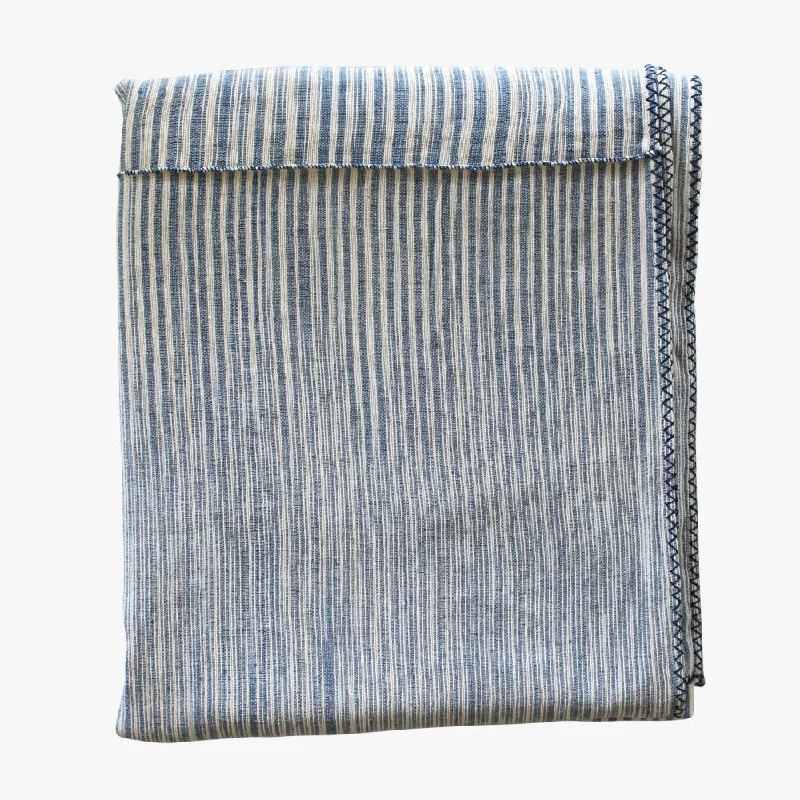 Chambray Khadi Cotton Bed Cover