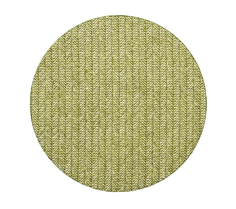 Chevron Placemat in Moss, Set of 4