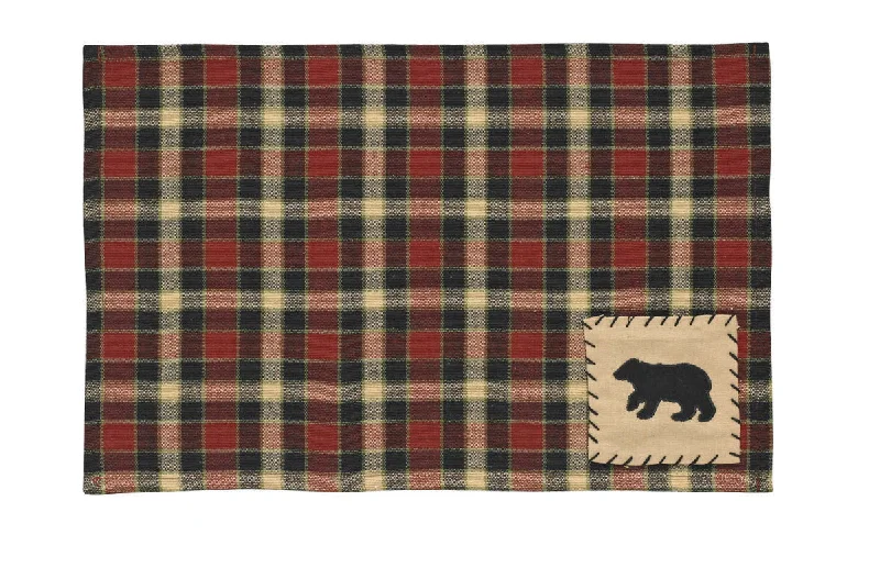 Concord Placemats - Bear Patch Set Of 6 Park Designs