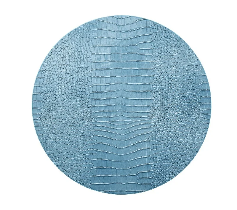 Croco Placemat in Glacier Blue, Set of 4