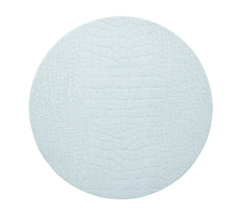 Croco Placemat in Sky Blue, Set of 4