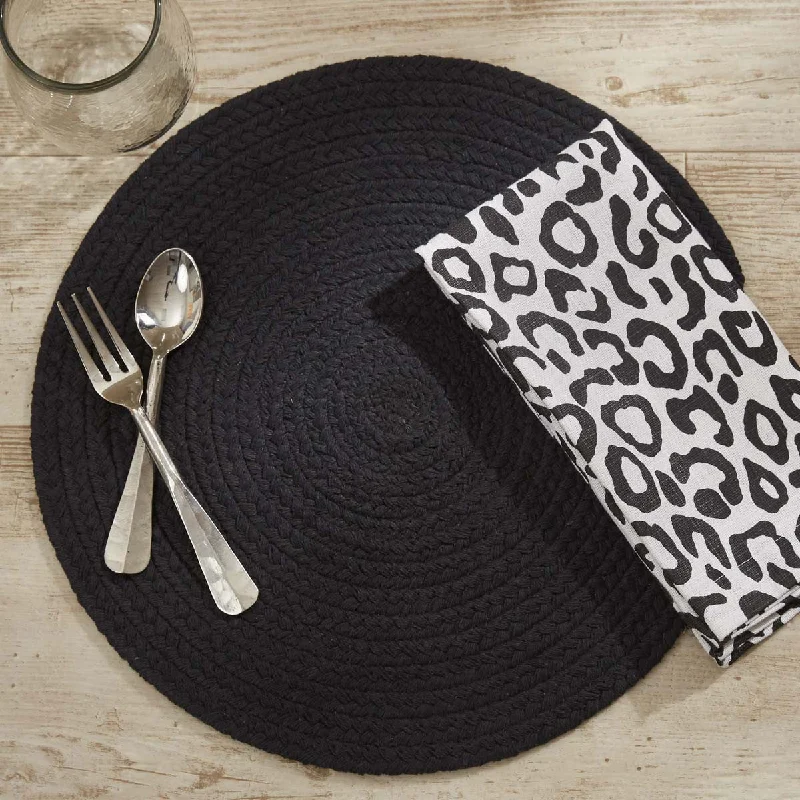 Essex Placemat - Black SET OF 6 Park Designs