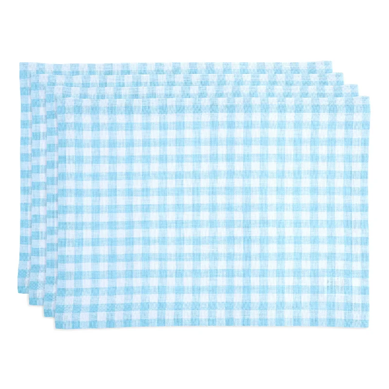 Gingham Placemats, Set of 4