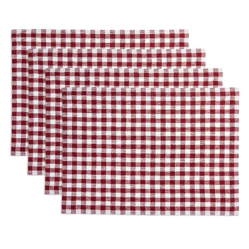 Burgundy Gingham