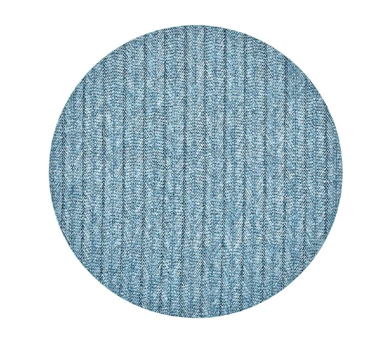 Herringbone Placemat in Indigo, Set of 4