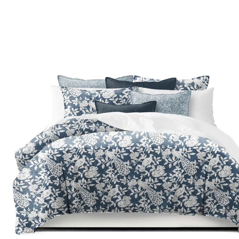 Lark Navy Bedding