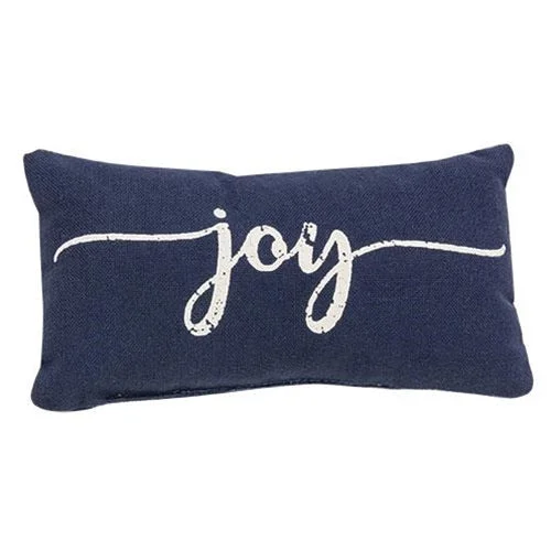 Navy Joy Mini Pillow