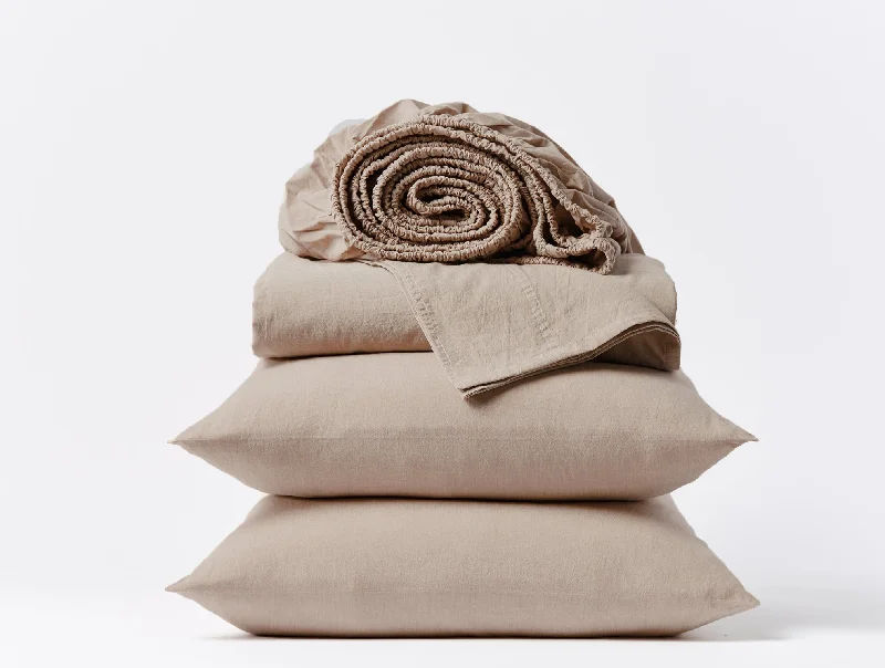 Organic Crinkled Percale™ Sheet Set