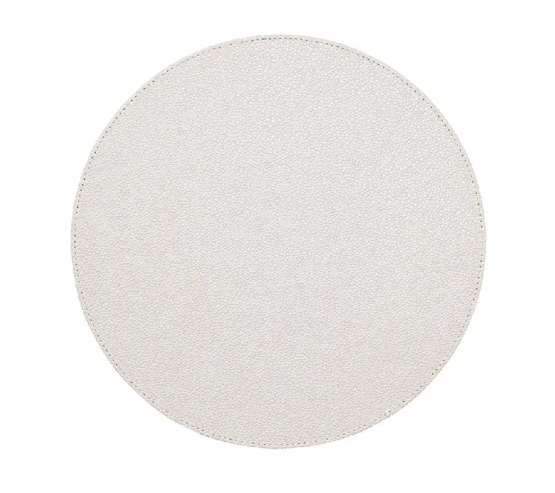 Pebble Placemat in White, Set of 4