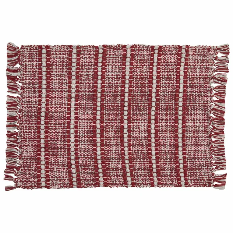 Peppermint Stripe Placemats - Set Of 6 Park Designs