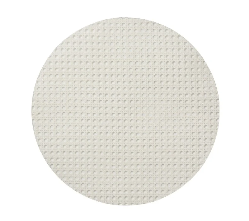 Reed Placemat in White, Set of 4