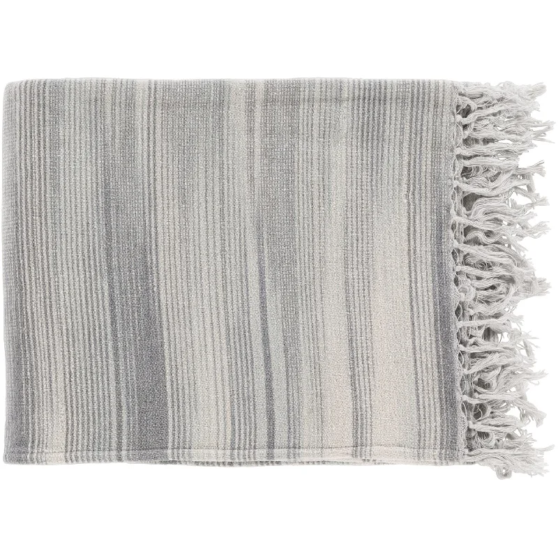 Tanga Throw Blankets in Medium Gray Color