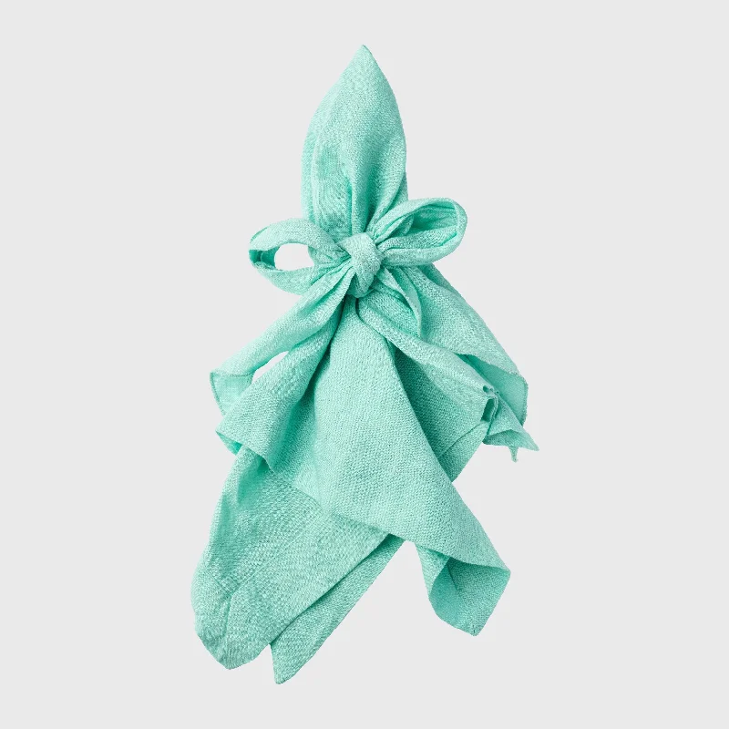 Joanna Buchanan Bow linen napkin, mint, set of two