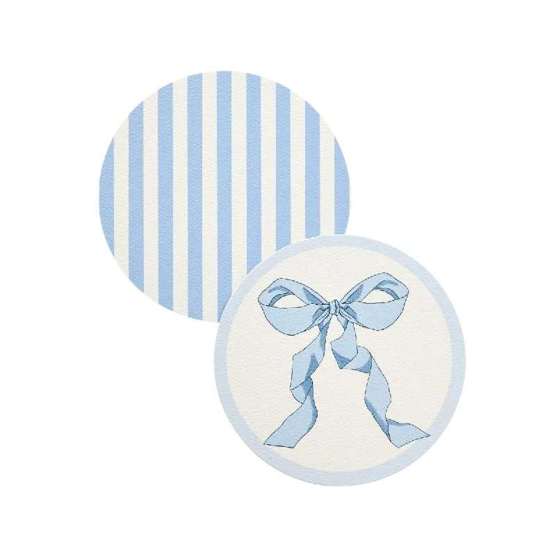 Blue Bow Coasters