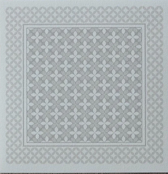 Coaster, Grey Geometric Tile