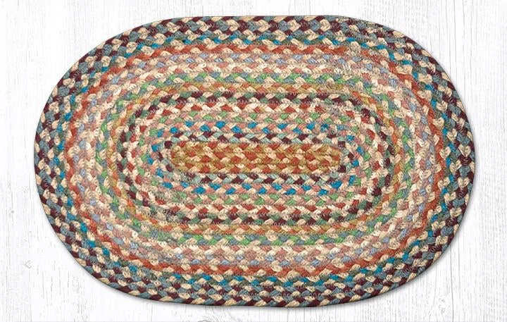 Earth Rugs MS-328 Multi 1 Oval Swatch 10``x15``