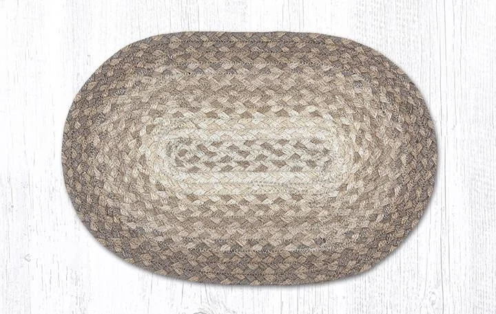 Earth Rugs MS-776 Natural Oval Swatch 10``x15``