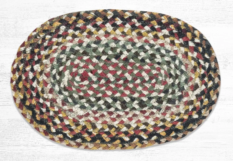 Earth Rugs MS-999 Random Oval Swatch 10``x15``