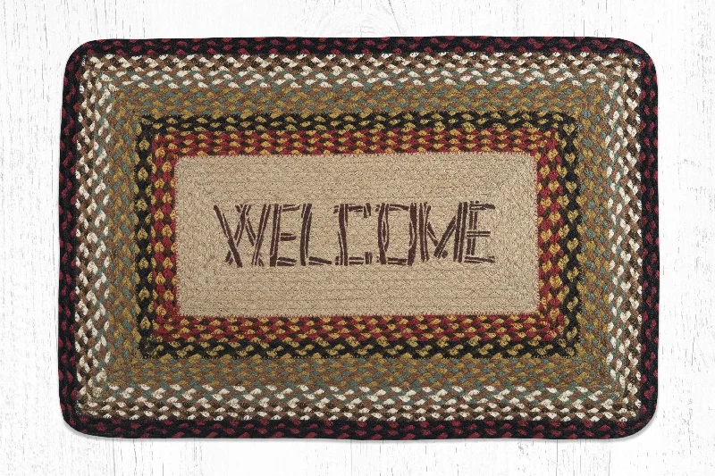 Earth Rugs PP-19 Welcome Oblong Patch 20``x30``