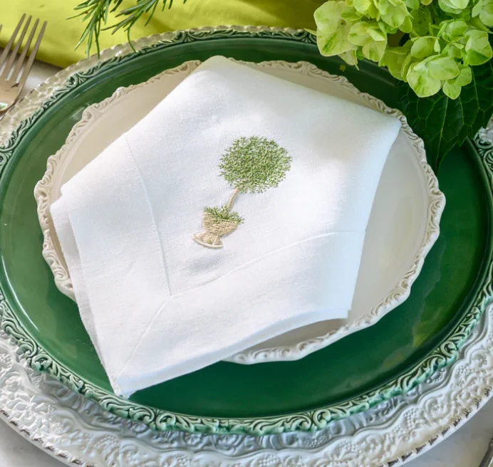 Herb Topiary Large Napkin