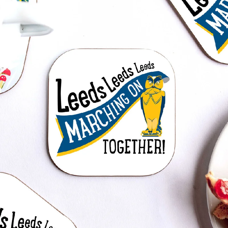 Leeds United Marching on Together Coaster