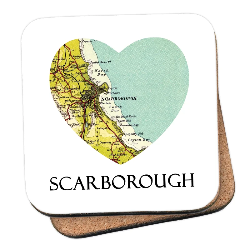 Love Scarborough Map Coaster