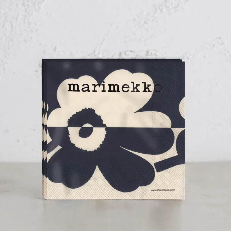 MARIMEKKO  |  SUUR UNIKKO PAPER NAPKINS | NAVY + LINEN