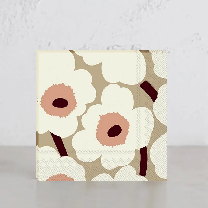 MARIMEKKO  |  UNIKKO PAPER NAPKINS  |  CREAM + ROSE