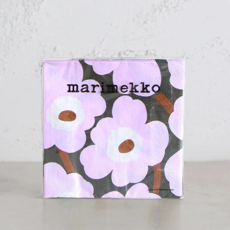 MARIMEKKO  |  UNIKKO PAPER NAPKINS  |  ROSE + CHOCOLATE