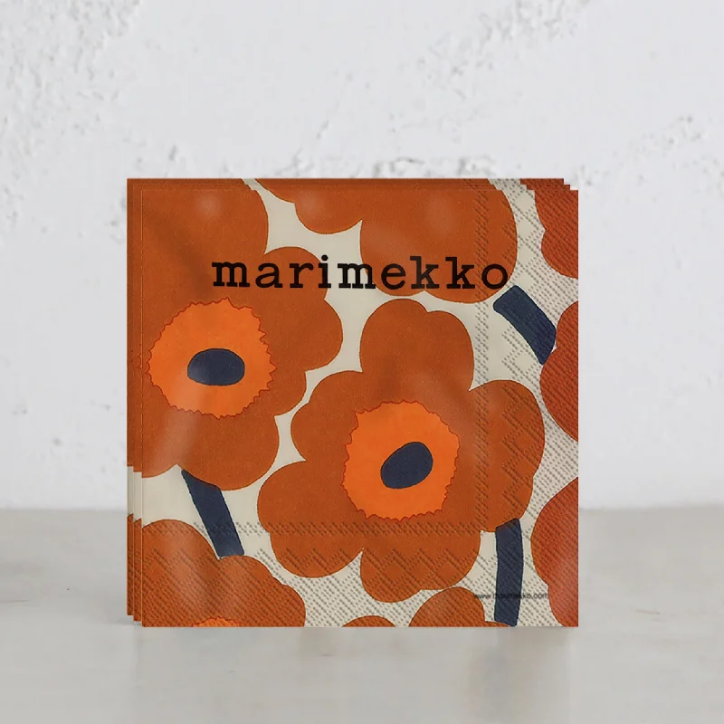 MARIMEKKO  |  UNIKKO PAPER NAPKINS  |  TERRACOTTA