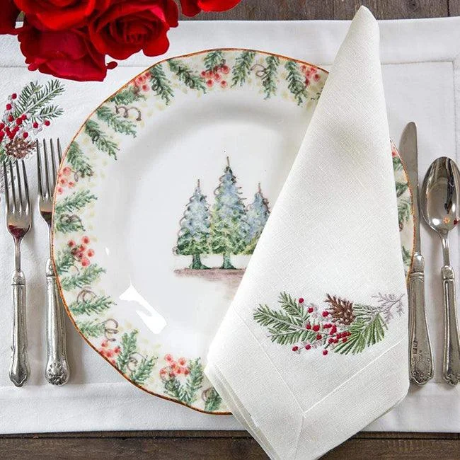 Natale Sprig Large Napkin - Set of 4