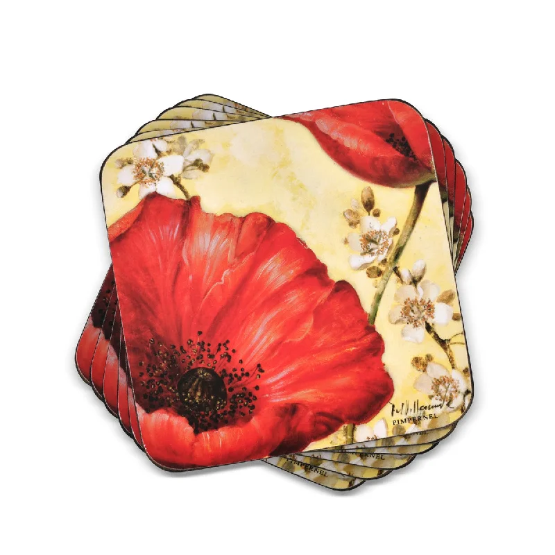 Poppy de Villeneuve Coasters - Set of 6