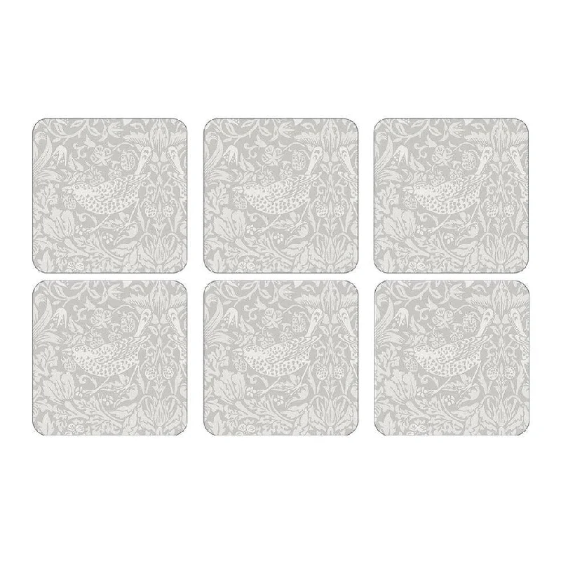 Pure Morris Strawberry Thief Coasters S/6