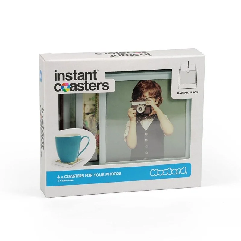 Set of 4 Instant Photo Coasters