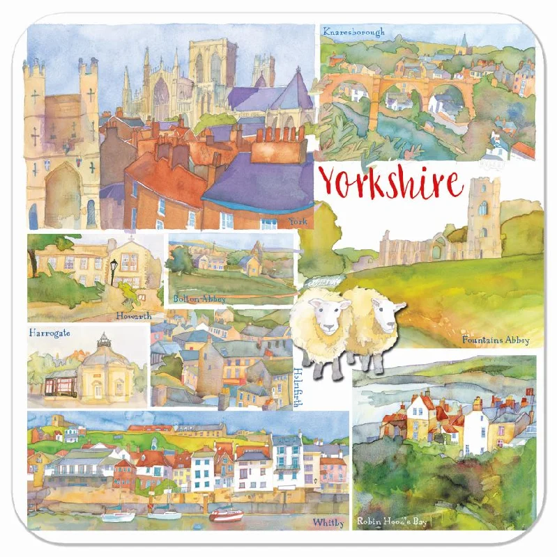 Yorkshire Illustrated Coaster