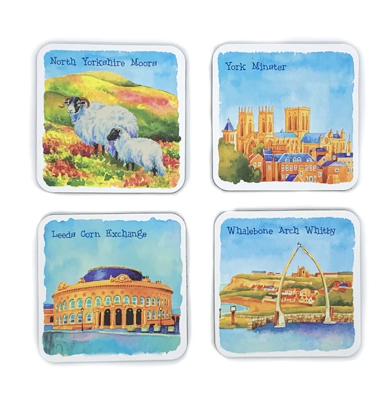 Yorkshire Scenes Set of 4 Coasters