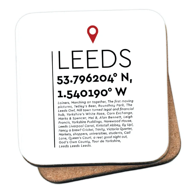 You Are Here Leeds Coaster