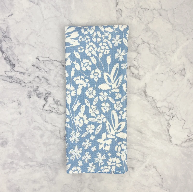 Bloom Me Over Floral Recycled Tea Towel