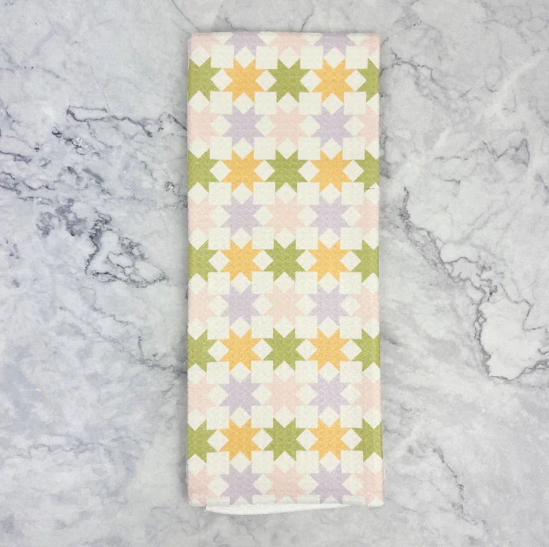 Spring Quilt Recycled Tea Towel